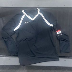 Nike Girls Volleyball Large Black Long Sleeve Shirt